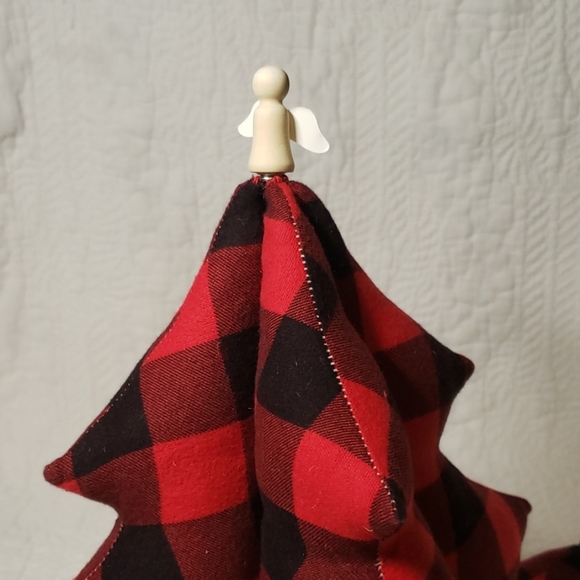 Newly Handmade Stuffed Fabric Christmas Tree - Picture 3 of 8